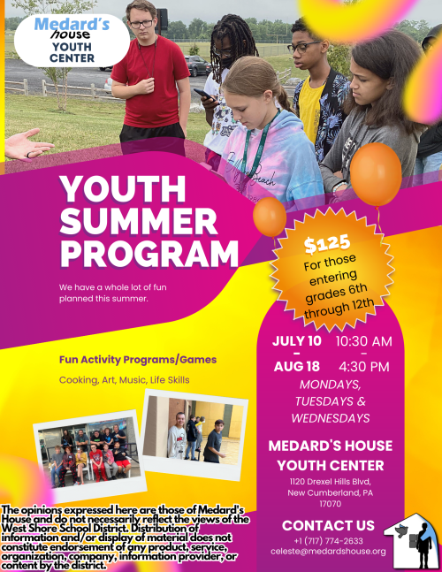 Summer Program flyer